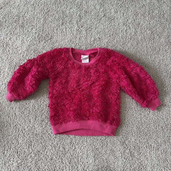 Nannette Baby Kids Fuzzy Sparkly Sweatshirts 24m/2T 2pack - Picture 6 of 9